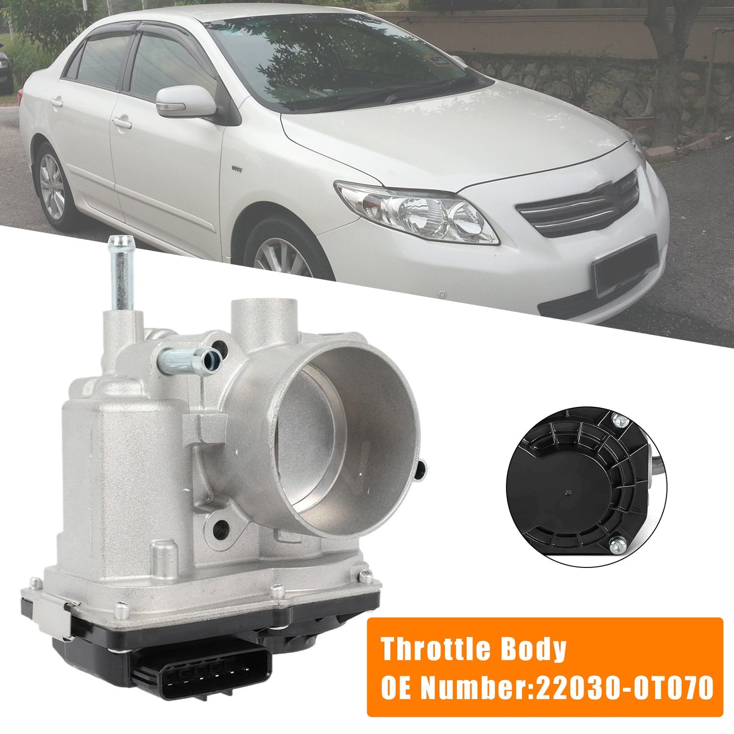 2009-2010 Toyota Matrix L4 1.8L GAS Throttle Body 22030-0T070 678023 19205603