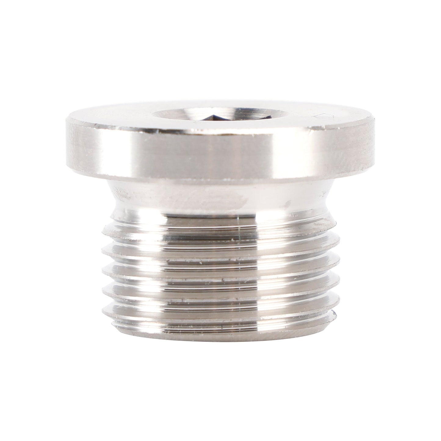 M18 x 1.5mm Inner Hex Head Sensor Blanking Plug Cap 304 Stainless Steel 5 Pack