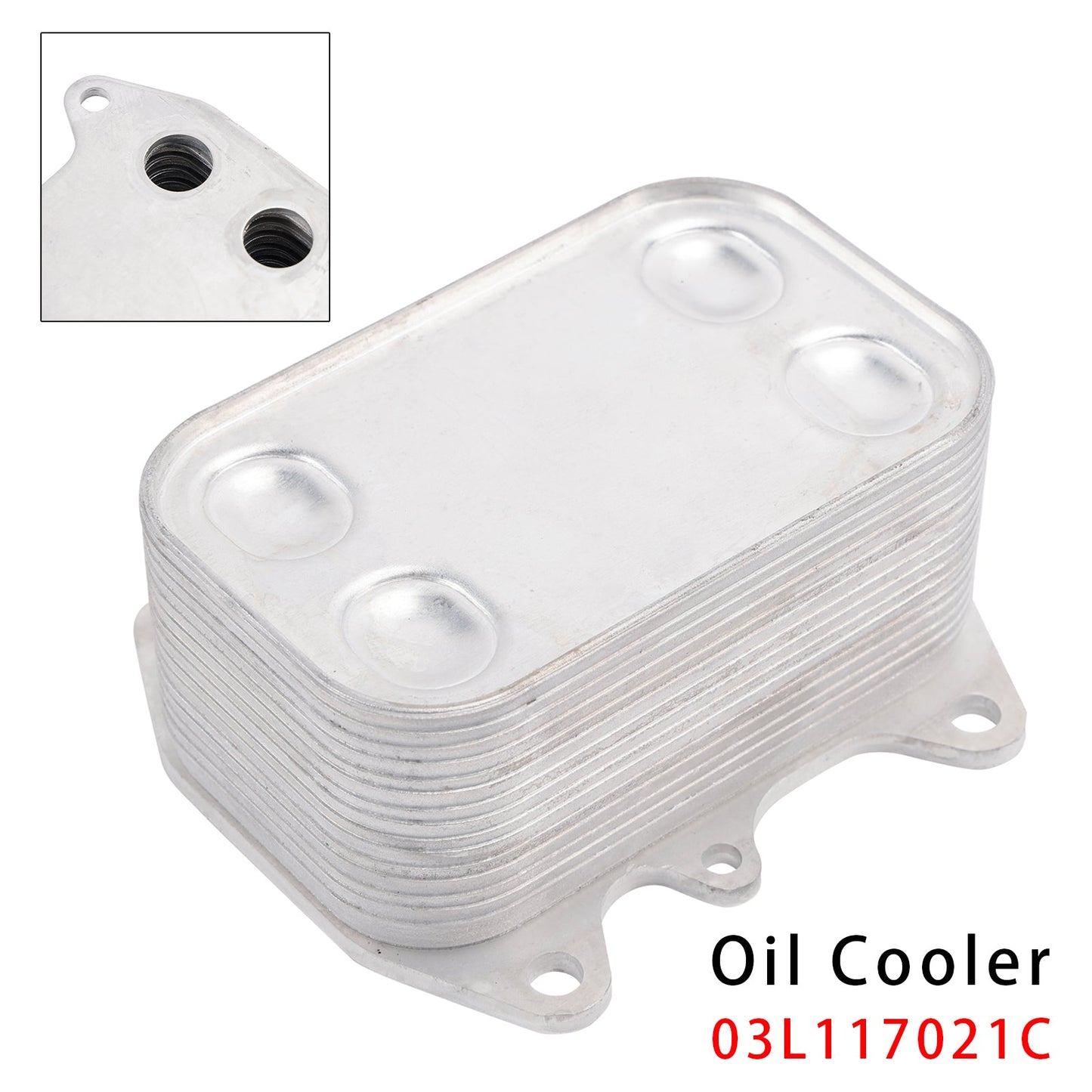 Oil Cooler 03L117021C For VW Passat B6 B7 Golf VI VII 1.6 2.0Tdi Crafter 2.0TDI