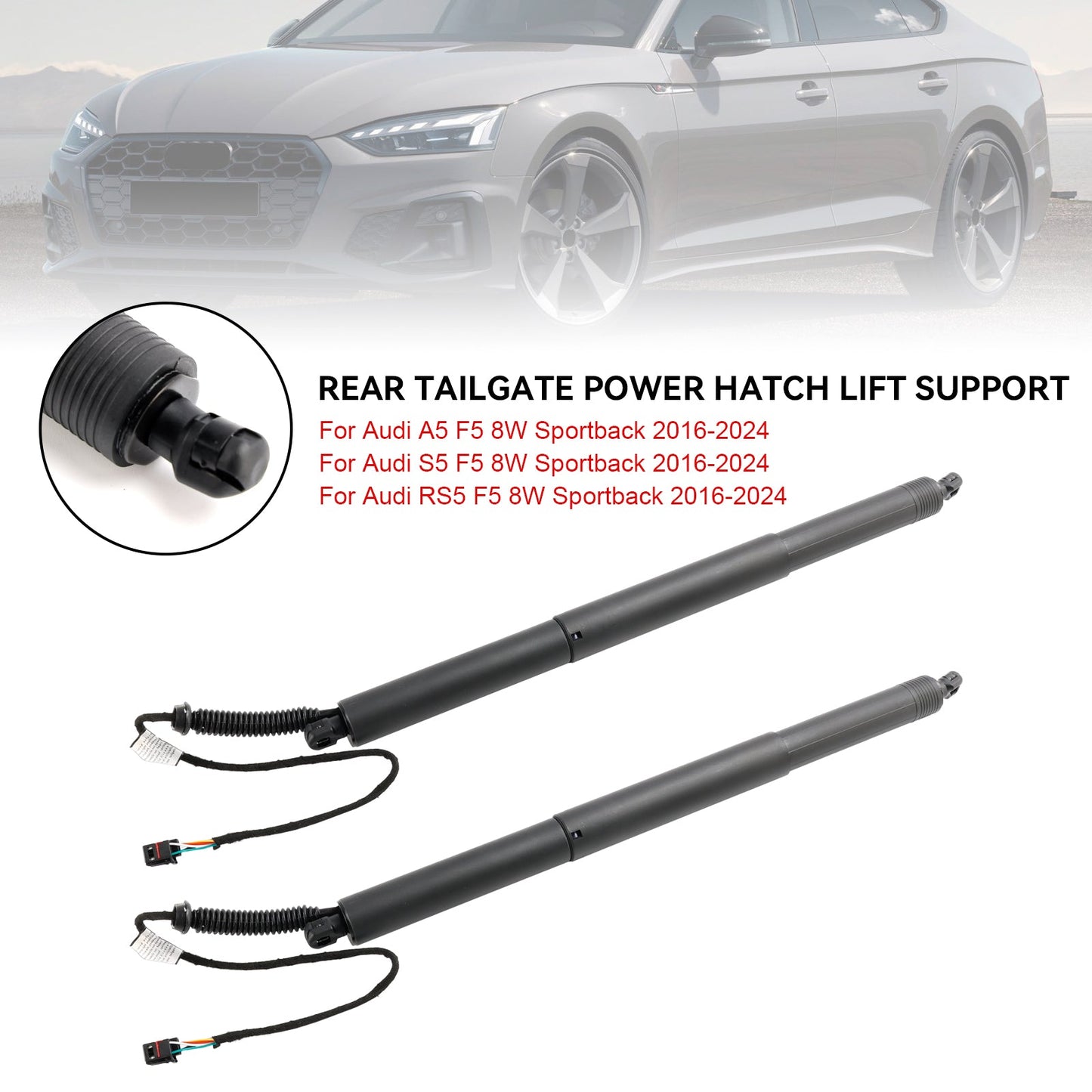 2016-2024 Audi S5 F5 8W Sportback 2PCS Electric Tailgate Lift 8W8827851 8W8959107