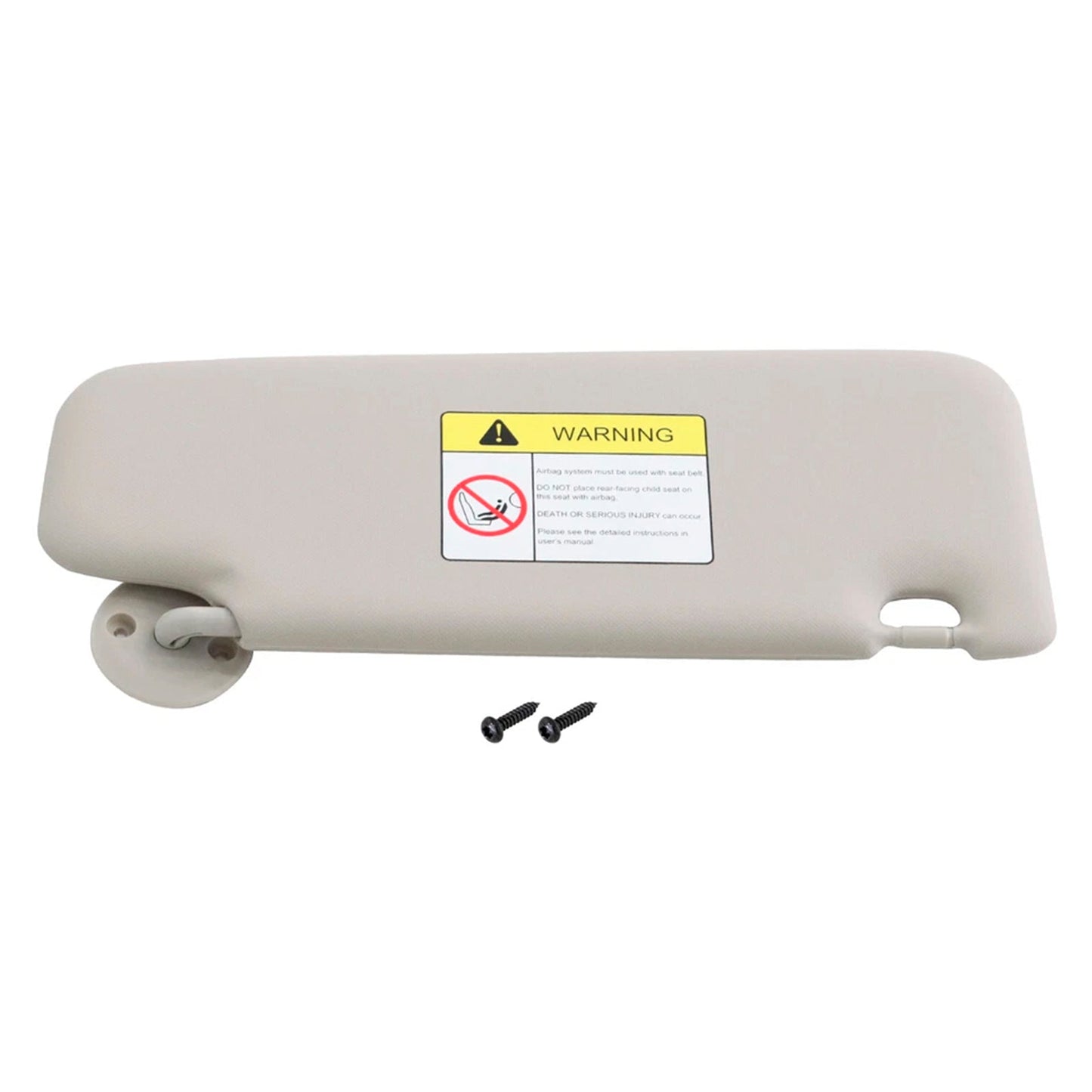 Gray Left Side Sun Visor 42478247 For Chevrolet Sonic 2012-2019