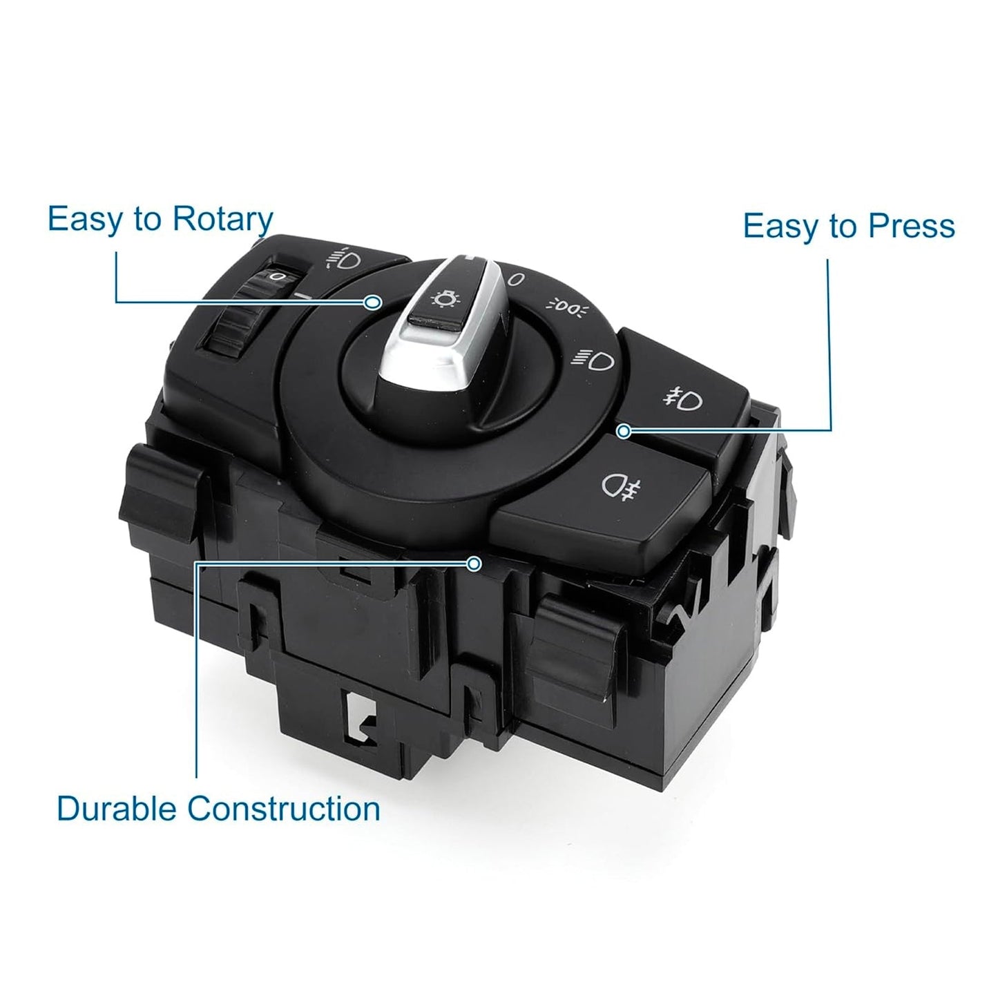 61319169405 Headlight Switch Fog Light Control Switch for BMW 128i 135i 323i