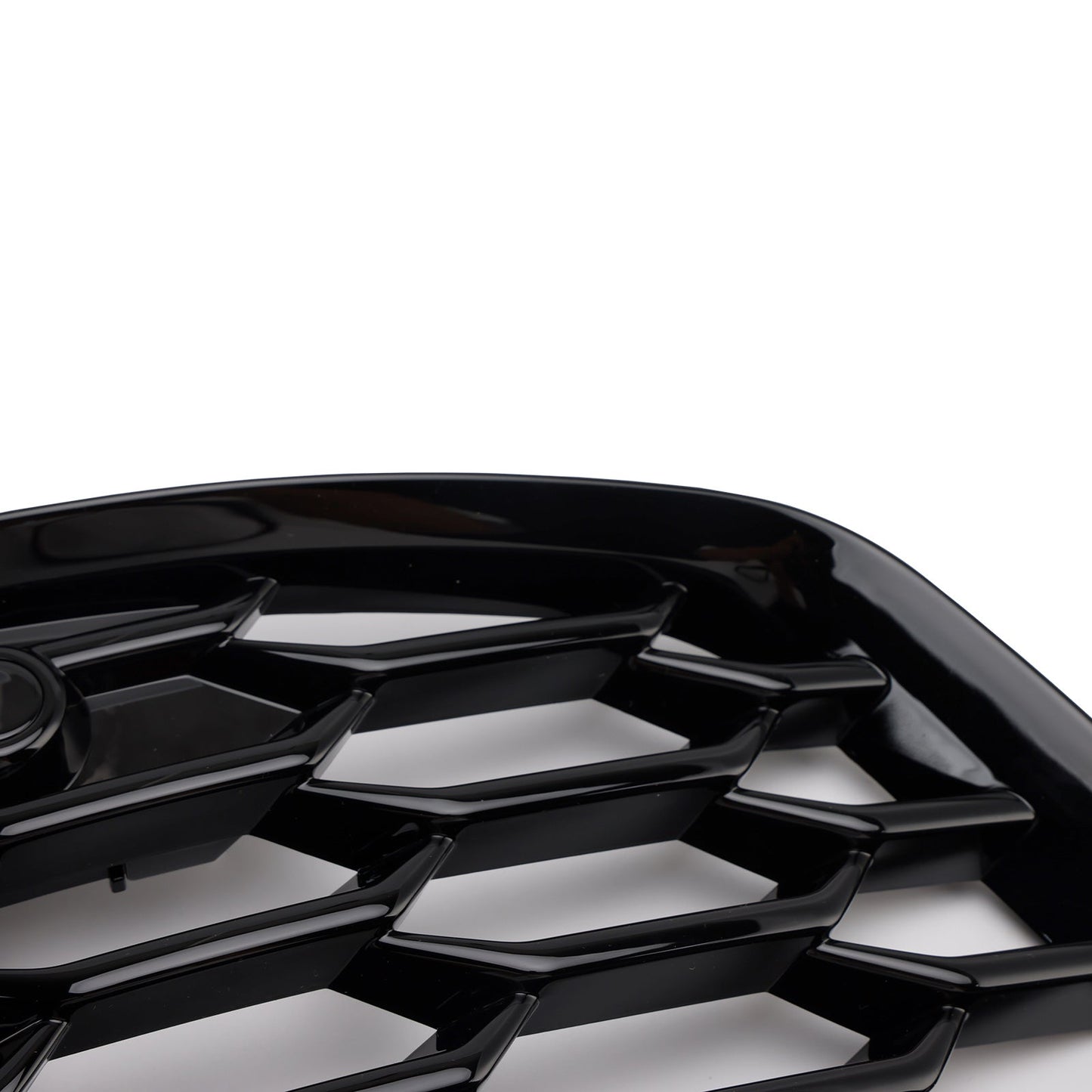 2021-2023 Audi A3 S-line Black Front Honeycomb Fog Light Grill Cover