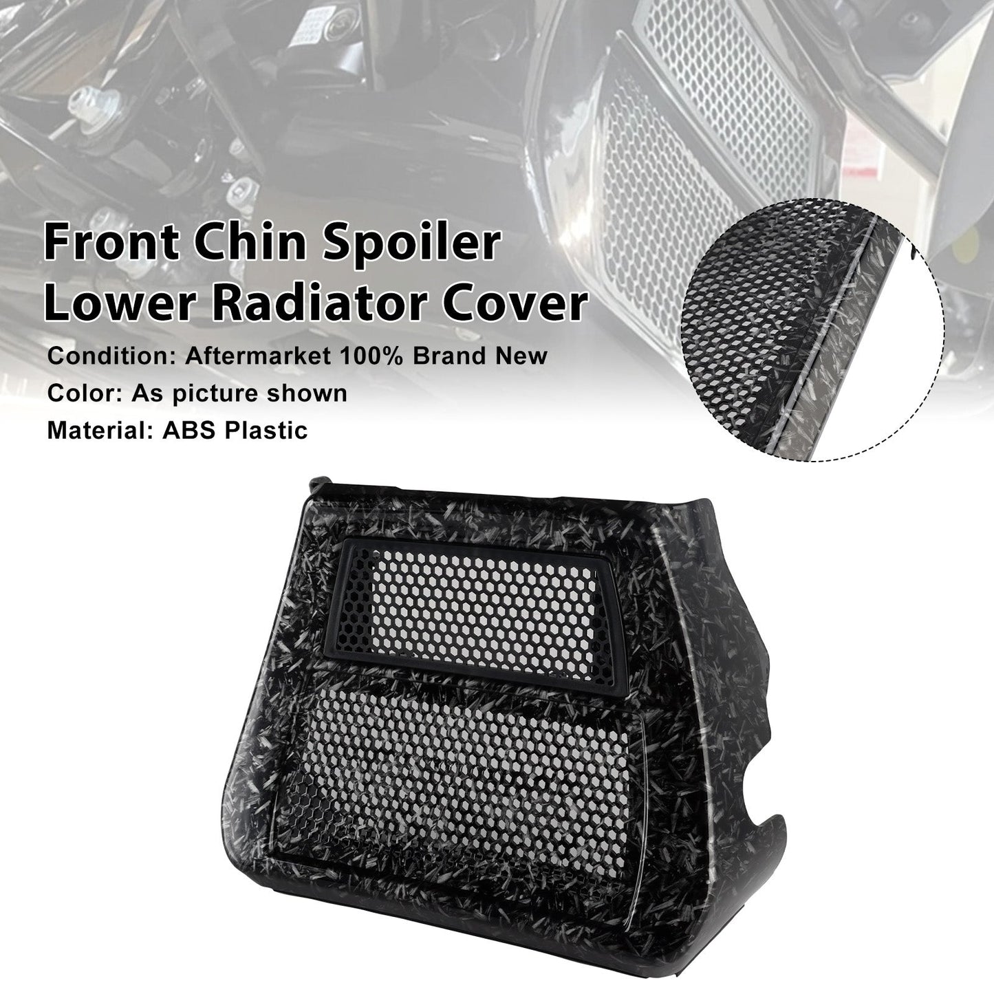 2024-2025 Harley Street Glide FLHX Lower Chin Spoilers Radiator Guard Cover