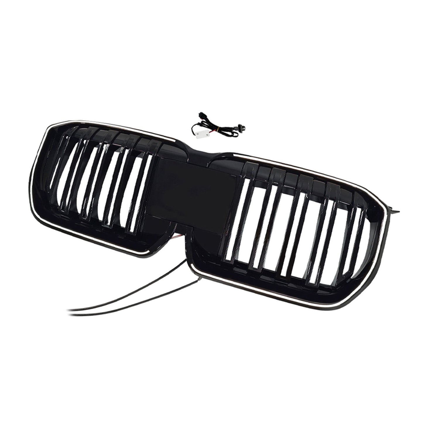 2023-2025 Fit BMW X1 U11 U12 Double Slat Black Front Bumper Kidney Grill Grille