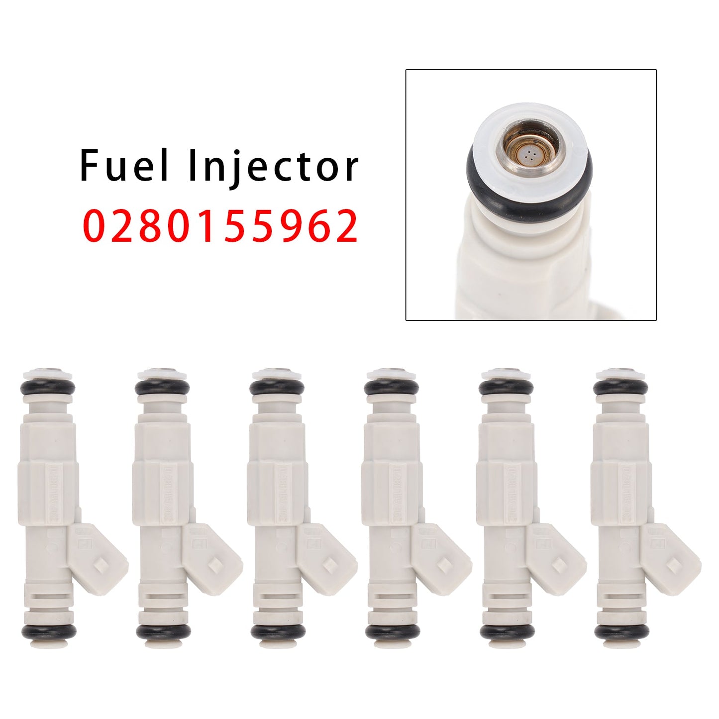 6Pcs Fuel Injector For Mazda B4000 Ford Ranger Explorer 4.0L 98-01 0280155962