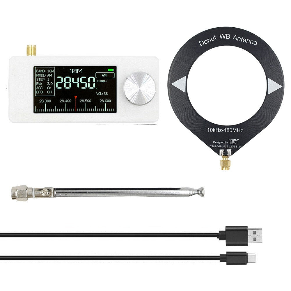 SI4732 Portable Radio 0.5-108MHz LSB AM FM Mini Pocket All-Band Radio Receiver