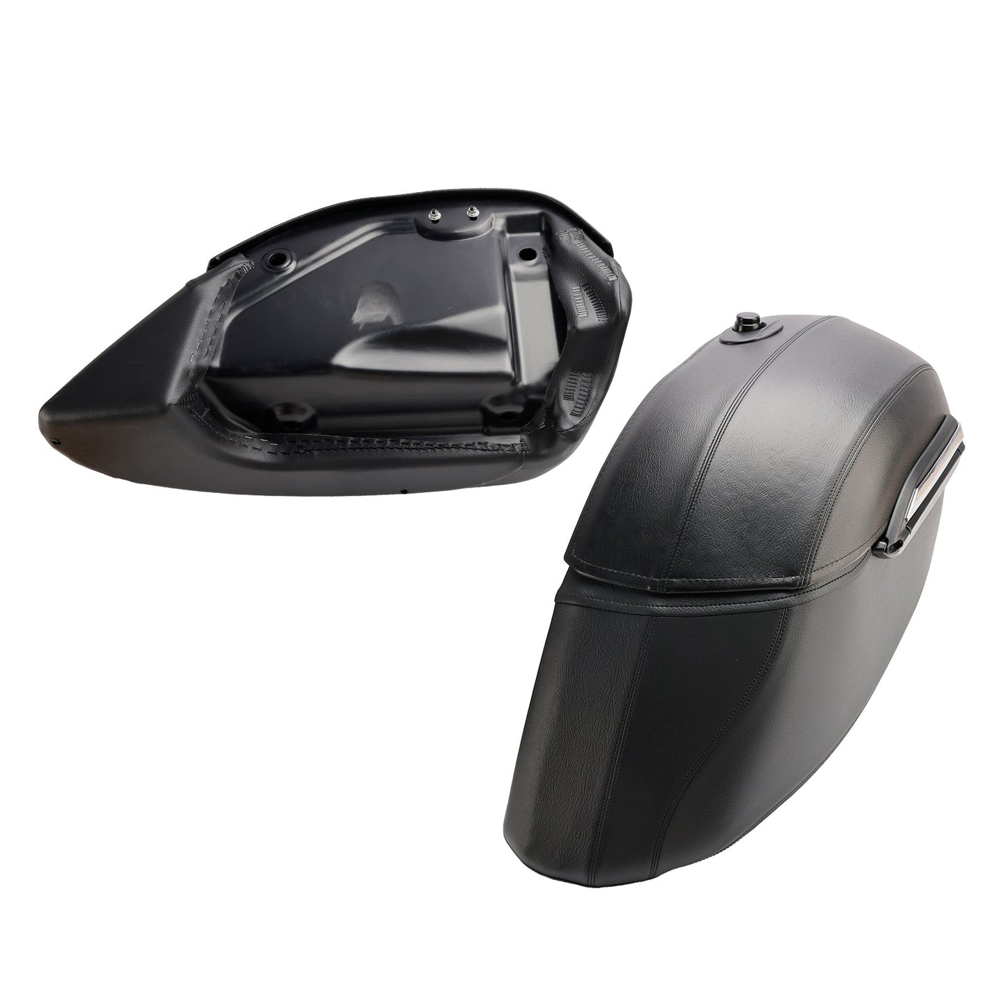 2015-2023 Kawasaki Vulcan S 650 Vn/En650 Pu Side Bag Saddlebag Luggage Black