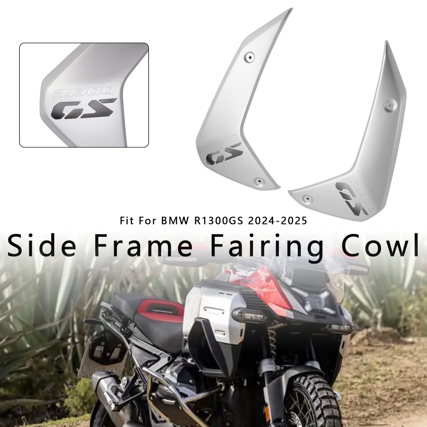 Side Frame Fairing Cowl Guards Radiator Cover For BMW R1300GS 2024-2025