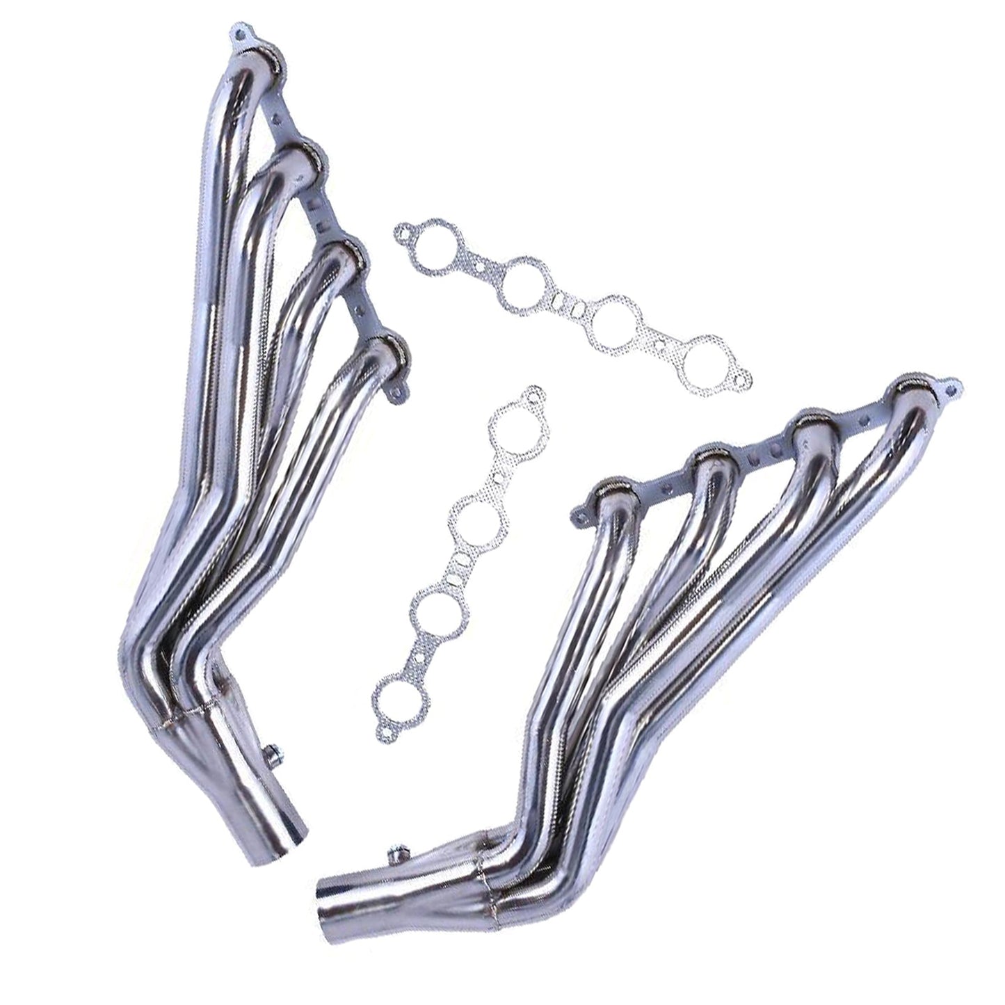 LS2 LS3 Exhaust Manifold Header Fit Chevy C10 LS LS1 LS6 Long Tube 1-7/8