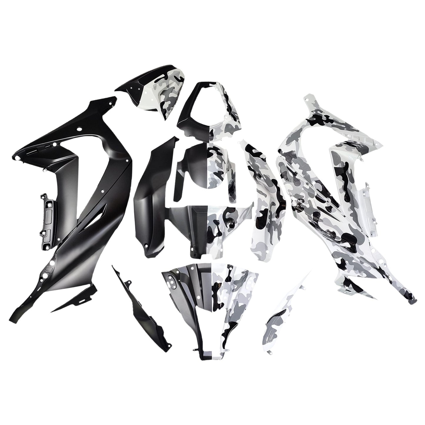 Injection Fairing Kit Bodywork Plastic ABS fit For Kawasaki ZX10R 2011-2015