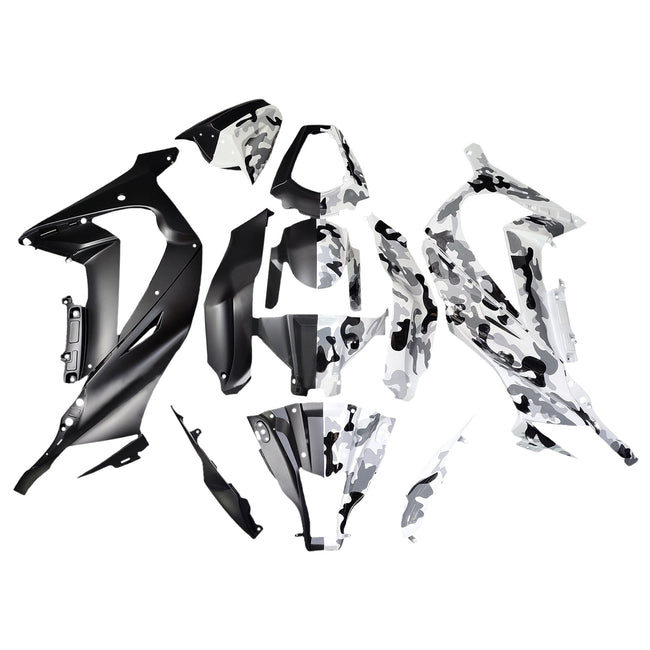 Injection Fairing Kit Bodywork Plastic ABS fit For Kawasaki ZX10R 2011-2015