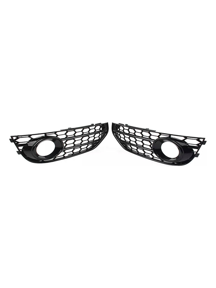 2010-2015 Audi A4 Allroad B8 Front Bumper Honeycomb Fog Grille Cover Black