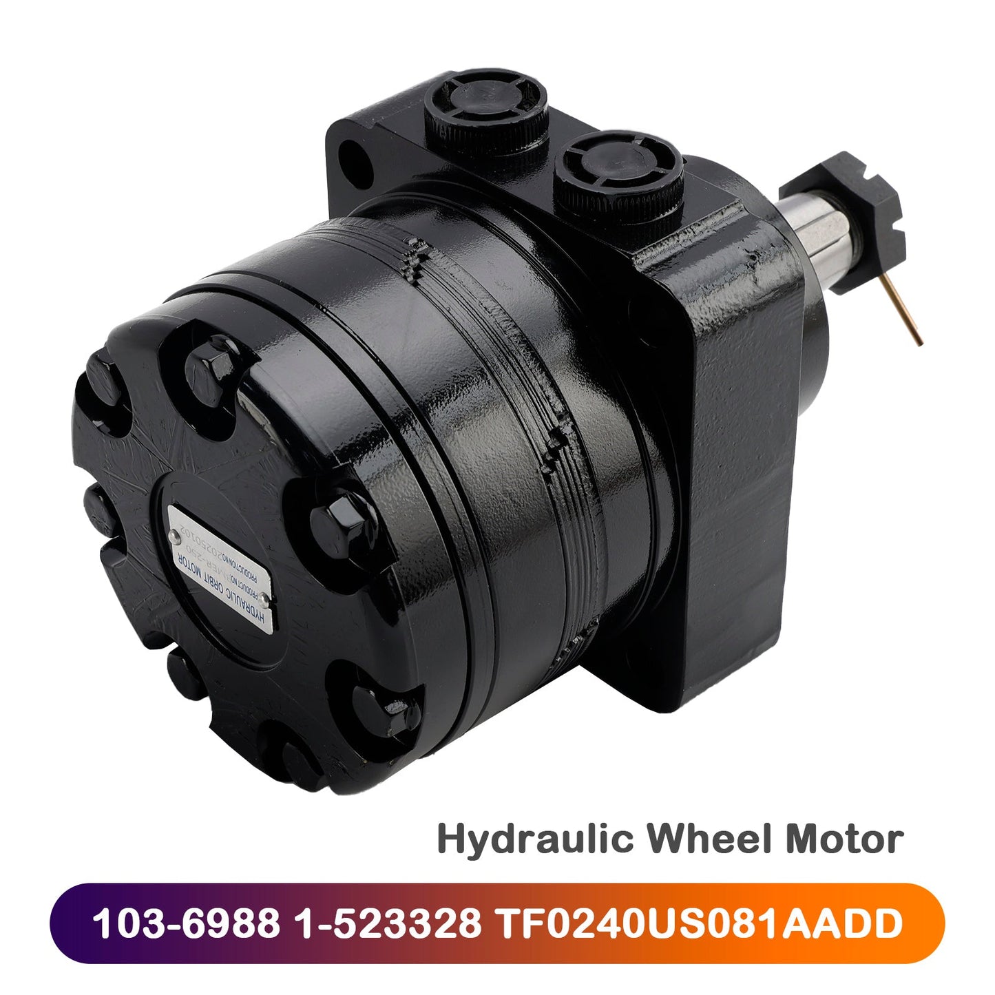 2006 74263, Z557 Z Master, With 72in TURBO FORCE Side Discharge Mower Hydraulic Wheel Motor 103-6988 1-523328 TF0240US081AADD