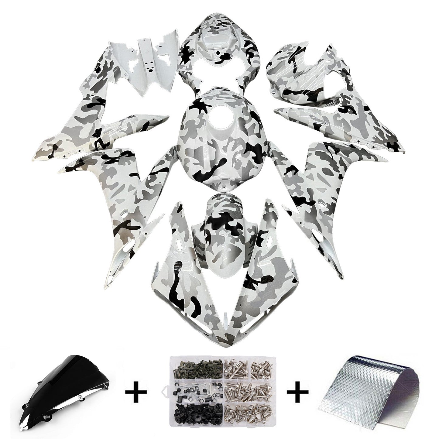 Injection Fairing Kit Bodywork Plastic ABS For Yamaha YZFR1 YZF-R1 2004-2006