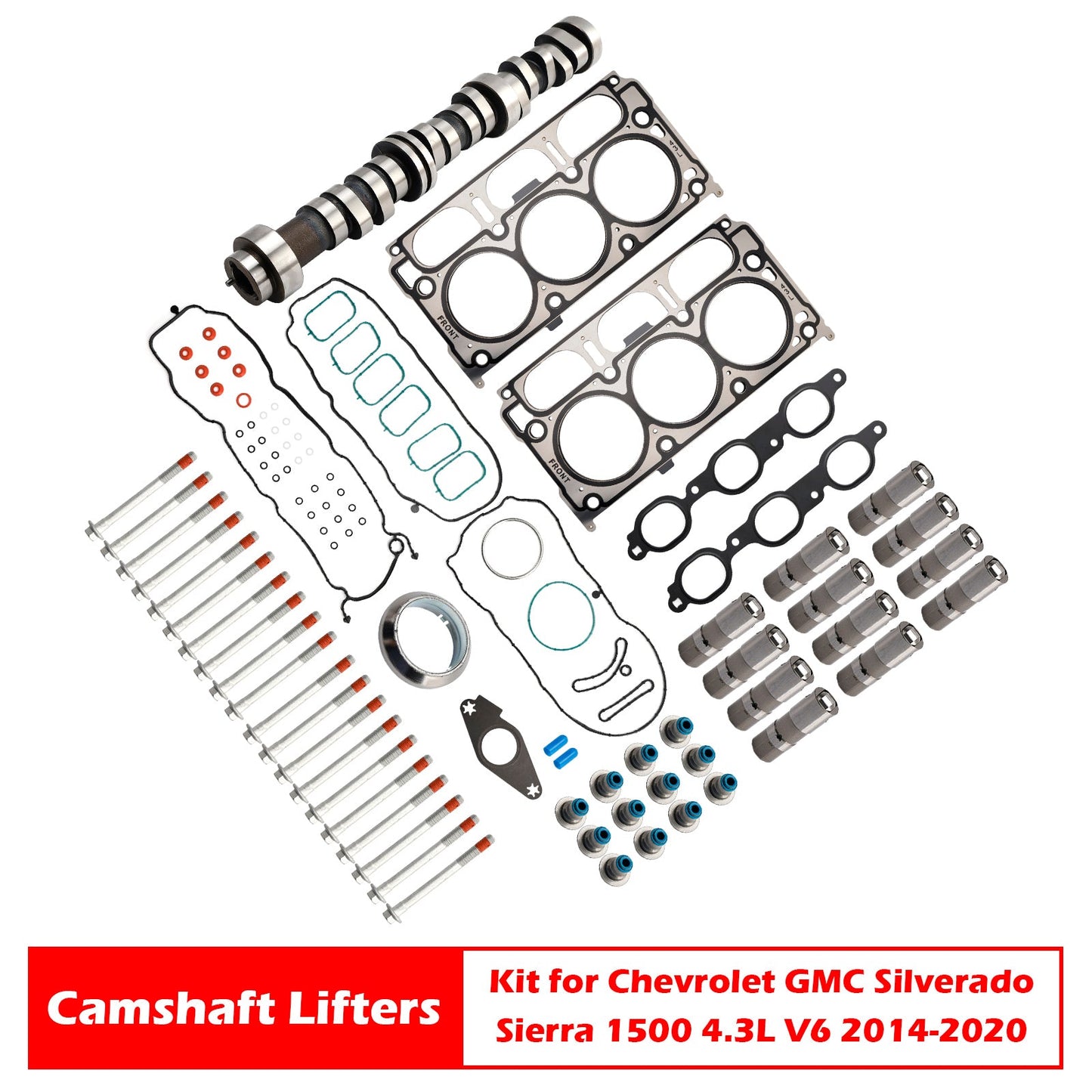 Camshaft Lifters Kit for Chevrolet GMC Silverado Sierra 1500 4.3L V6 2014-2020