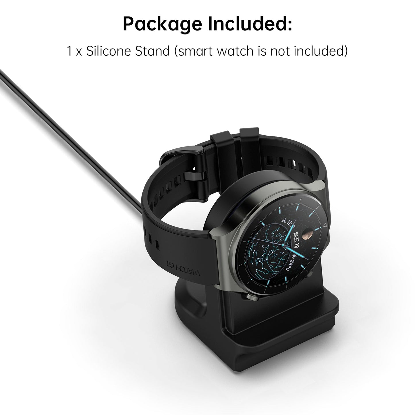 CSilicone Stand Watch Base Stand Replacement For Huawei GT Runner/GT3/3/GT2 PRO