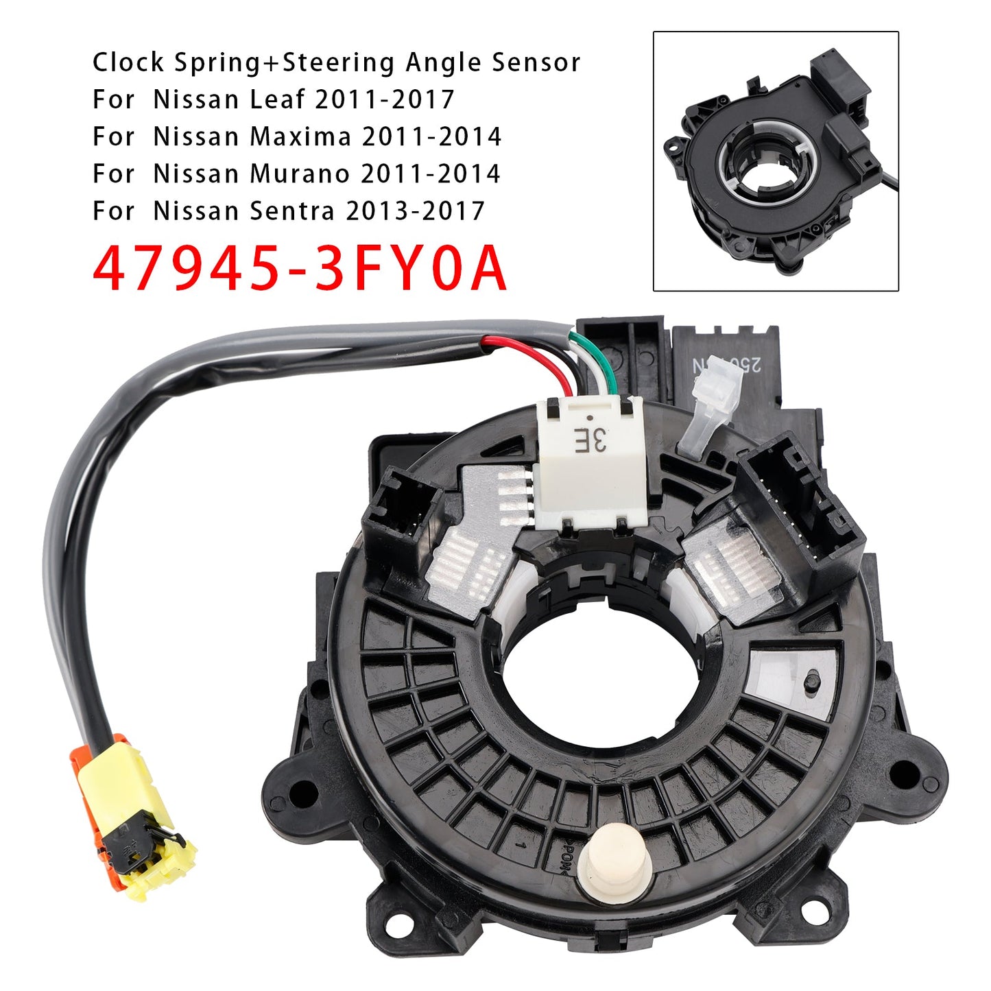 2011-2016 Nissan Juke Clock Spring+Steering Angle Sensor 47945-3FY0A