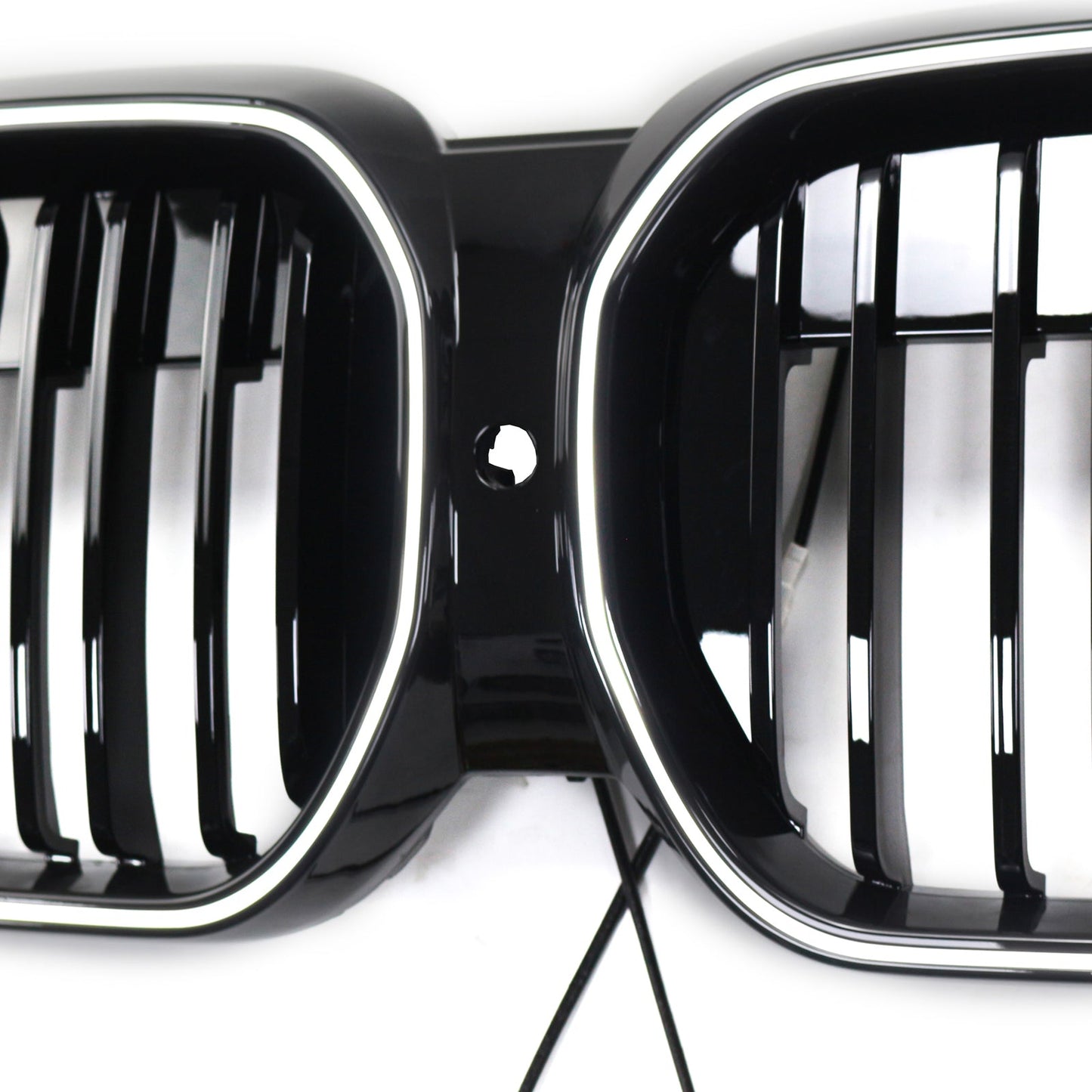 2022-2024 BMW IX3 G08 LCI Double Slat Black Front Kidney Grill Grille