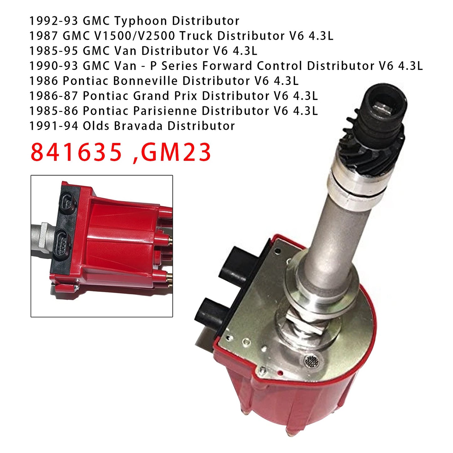 1991 GMC Syclone Distributor High Performance Ignition Distributor 841635 GM23