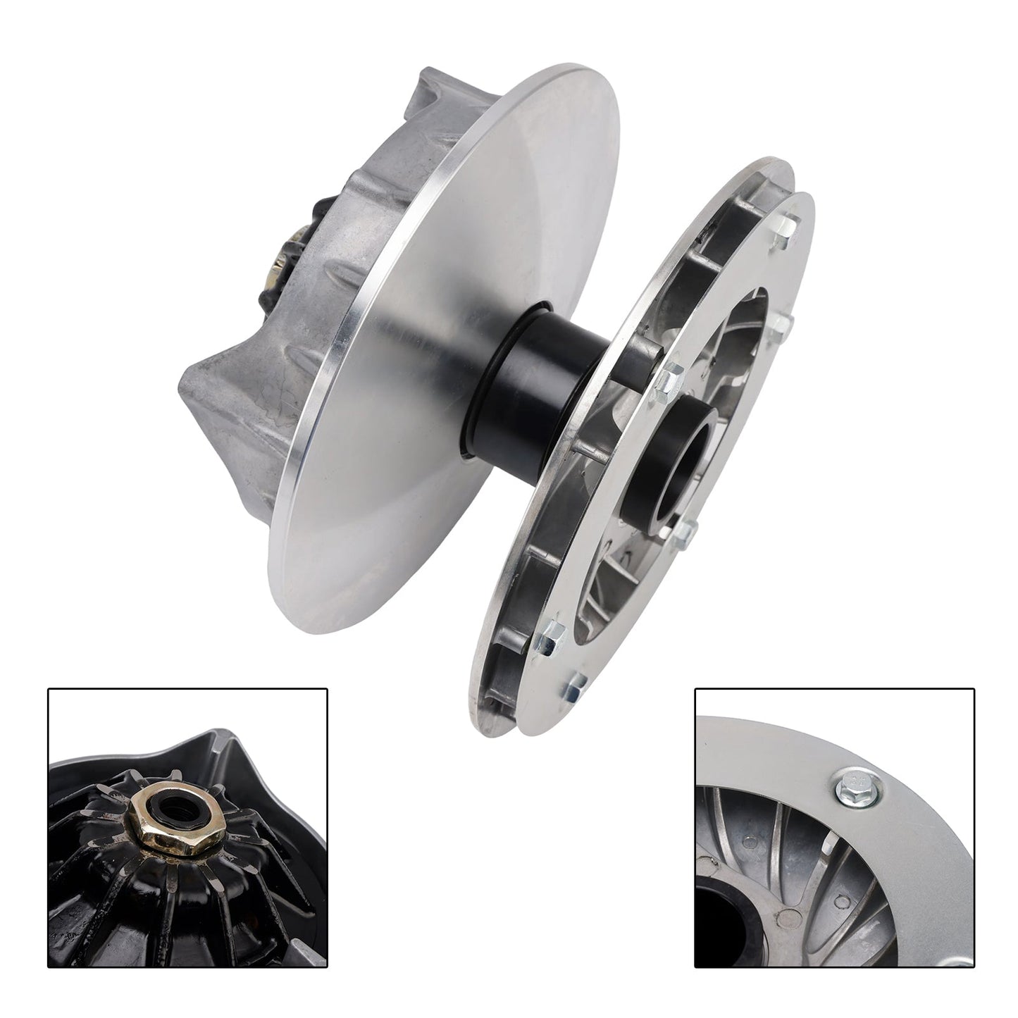 Rear Variator Secondary Driven Clutch Lu104071 For Segway At5 Atv Snarler At6 S
