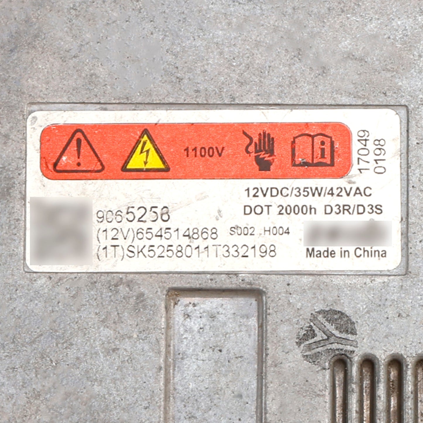 Xenon HID Headlight Electric Ballast D3S 9065256 For Buick