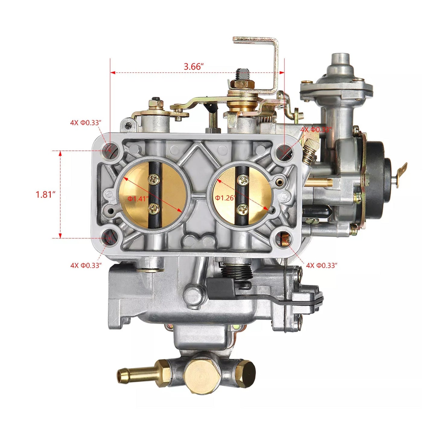 1986 Nissan Sentra 1.5L 1.6L Weber 32/36 DGV DGEV DGAV 2 Barrel Carburetor 22680