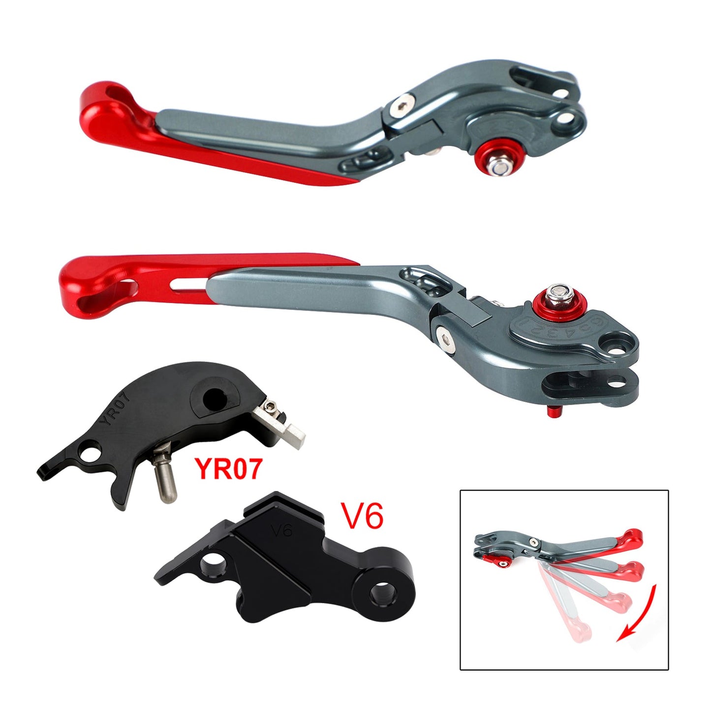 Adjustable Clutch Brake Lever fit for YAMAHA XSR900 XSR900GP MT-09 2024-2025