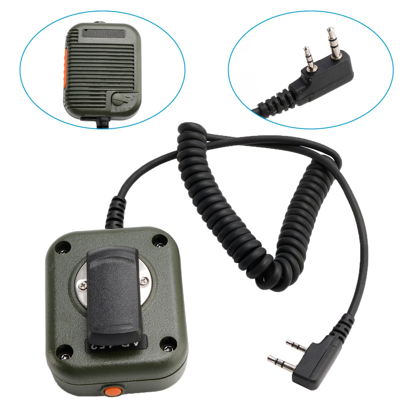 AR-152 Microphone Speaker For TK-220 TH-F6 RPV516A KG659 TG-2AT PX-666 UV-5RB