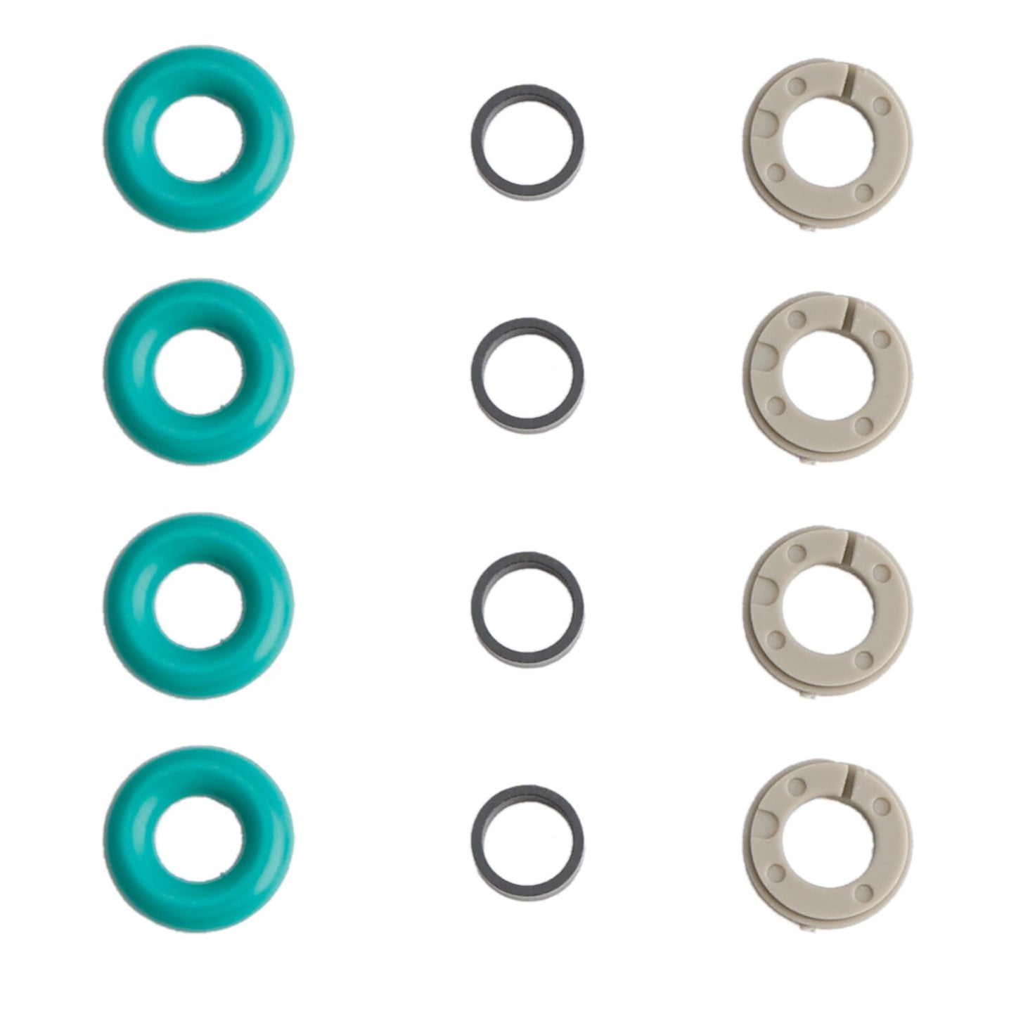 4PCS Fuel Injector Service Kit O-Ring 0261500354 Fit Audi Fit Skoda 1.2L 1.4L
