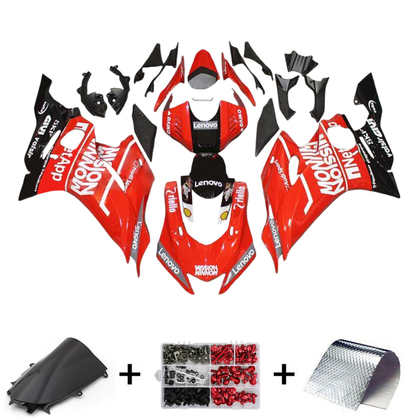 2017-2023 Yamaha YZF-R6 Injection Fairing Kit Bodywork Plastic ABS