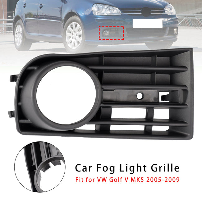 2005-2009 VW Golf V MK5 Front Right Side Bumper Grille Fog Light Grill 1K0853666B