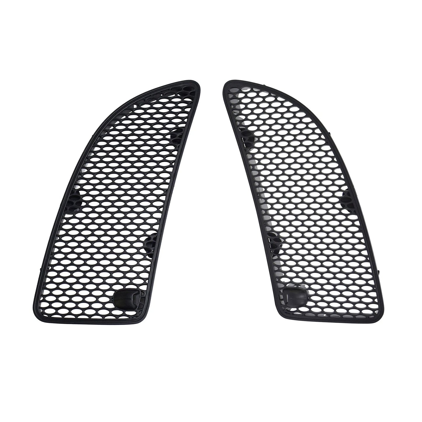 2x Front Hood Vent Grille Cover For Mercedes R171 SLK280 SLK300 SLK350 2005-2011