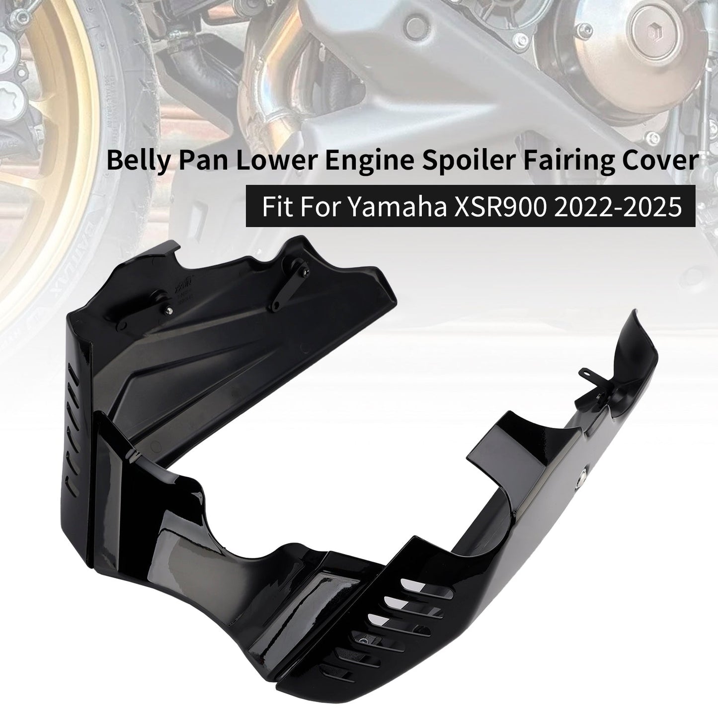 2022-2025 Yamaha XSR900 Belly Pan Lower Engine Spoiler Fairing Cover