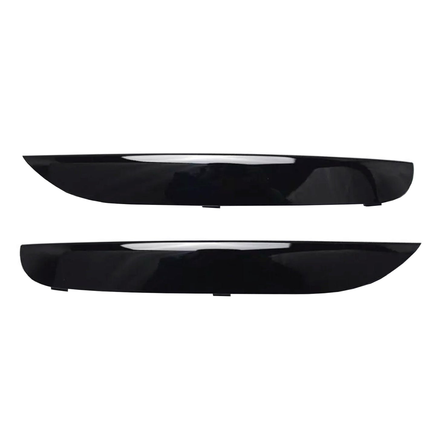 2009-2015 BMW 7 Series F01 F02 2x Front M Sport Bumper Moulding Trims