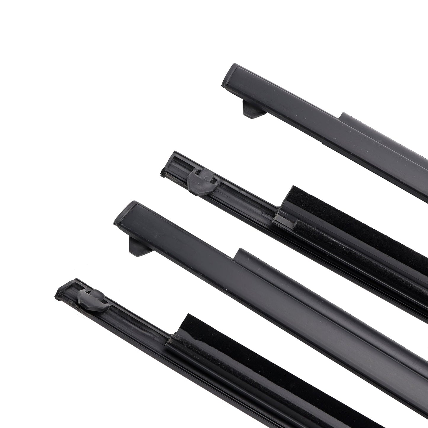 1996-2001 TOYOTA 4RUNNER 4PCS Door Glass Belt Outer Molding Weatherstrip