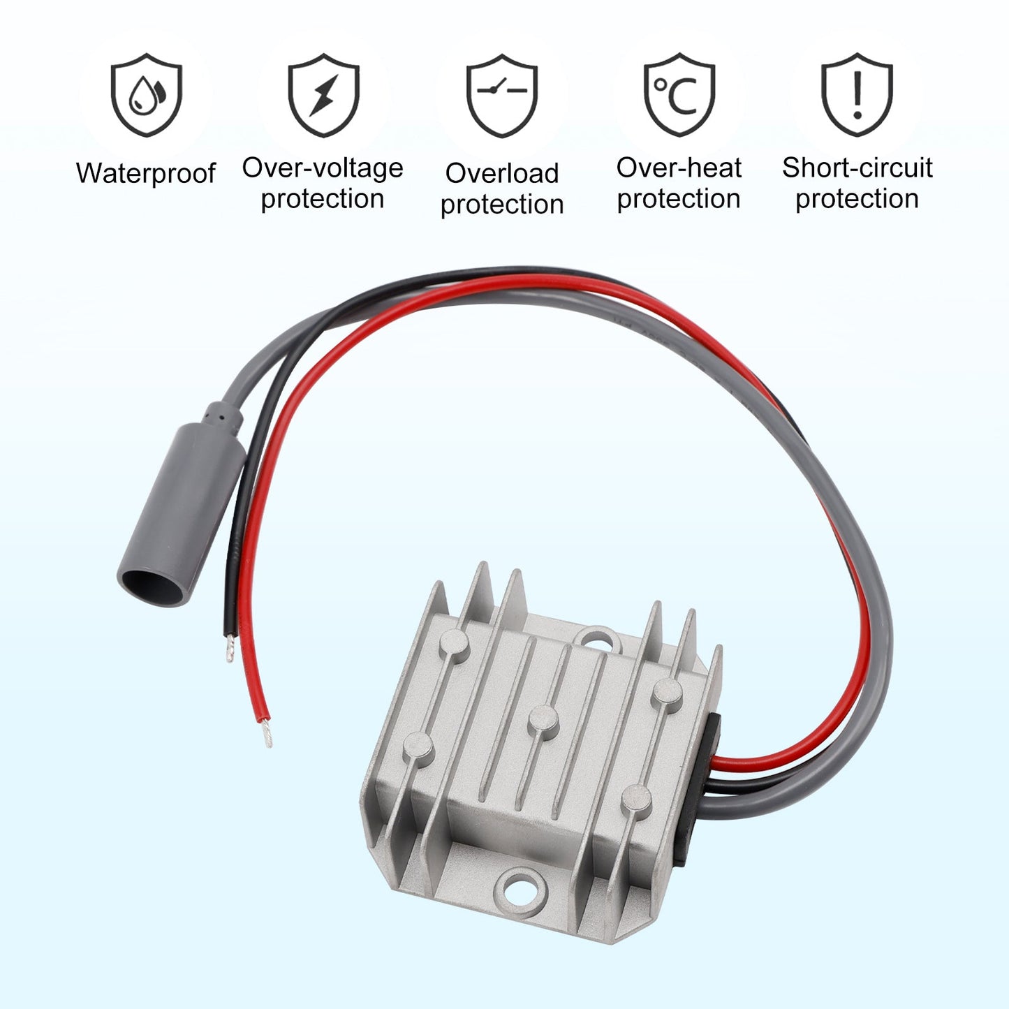 Mini 12V Adapter DC Step Up Converter 12V/24V To 30V 3.5A 105W Smart Boost