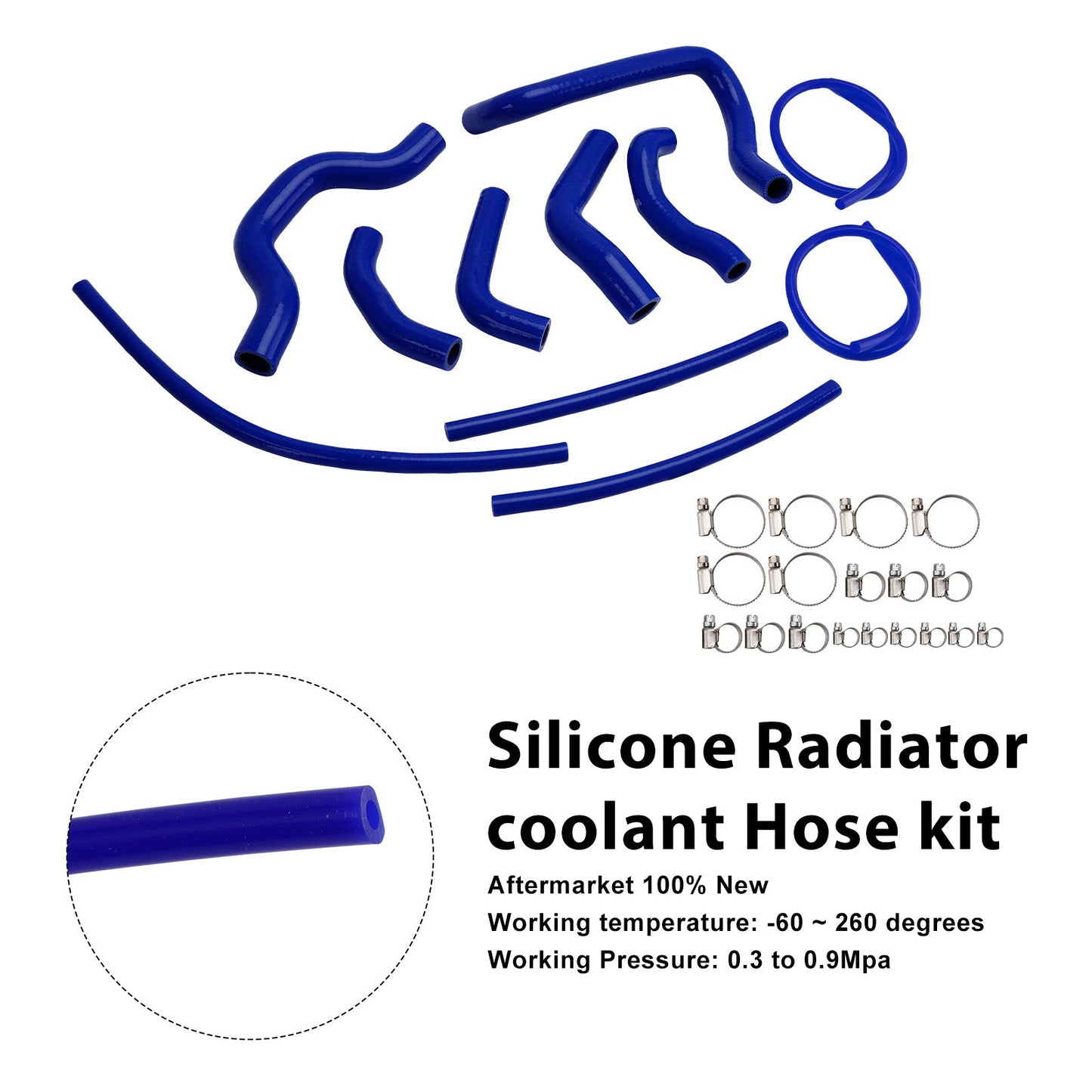2021-2025 Ducati Monster 937 Silicone Radiator coolant Hose