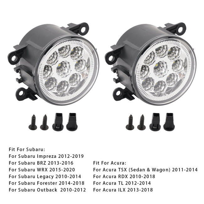 Pair LED Daytime Running Fog Lights For Nissan Frontier 2005-2019 84501AJ00A