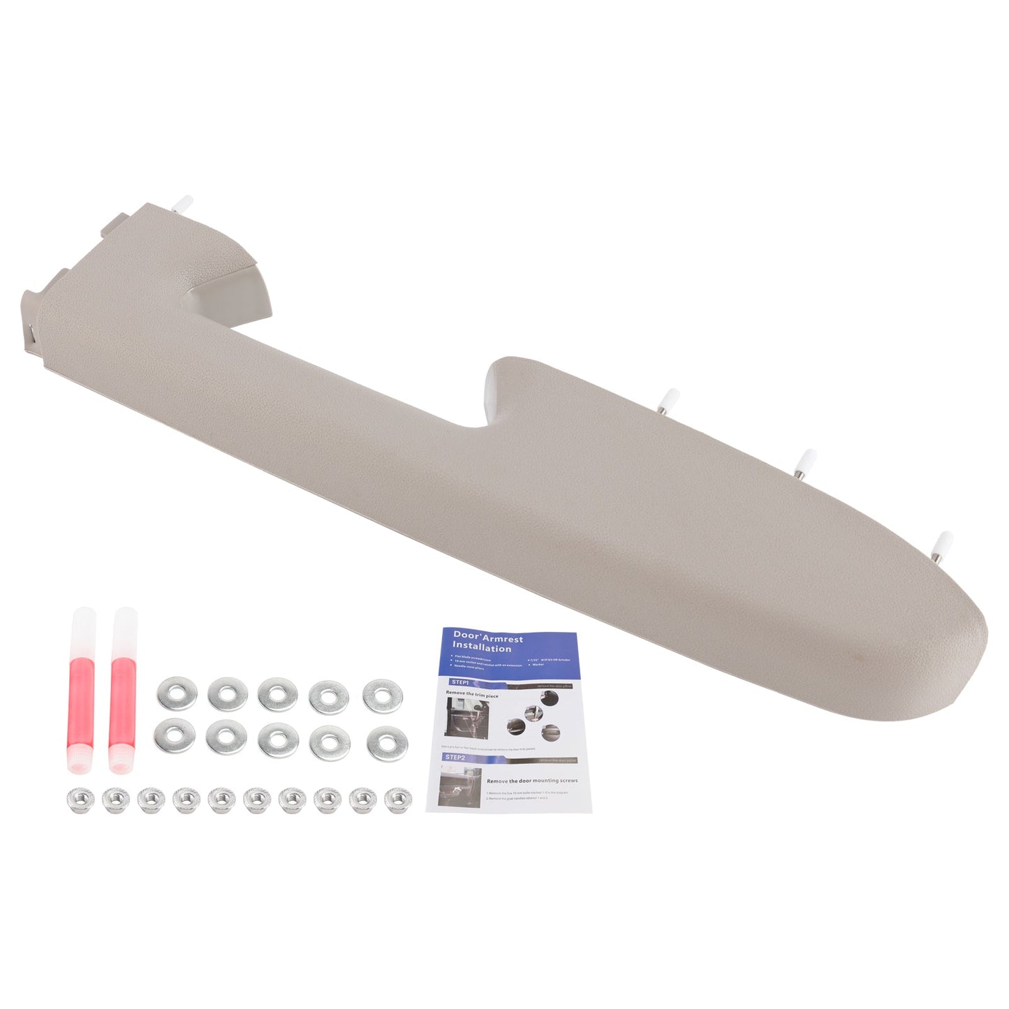 Front Right Armrest Repair Kit For Chevy Silverado 1500 2500HD 2010-2014 Gray