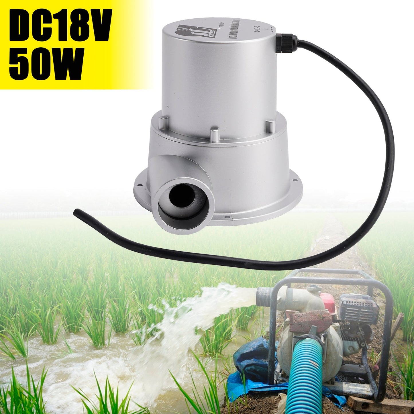 12V Small Hydroelectric Generator DC18V 36W/50W High Efficiency Brushless Motor