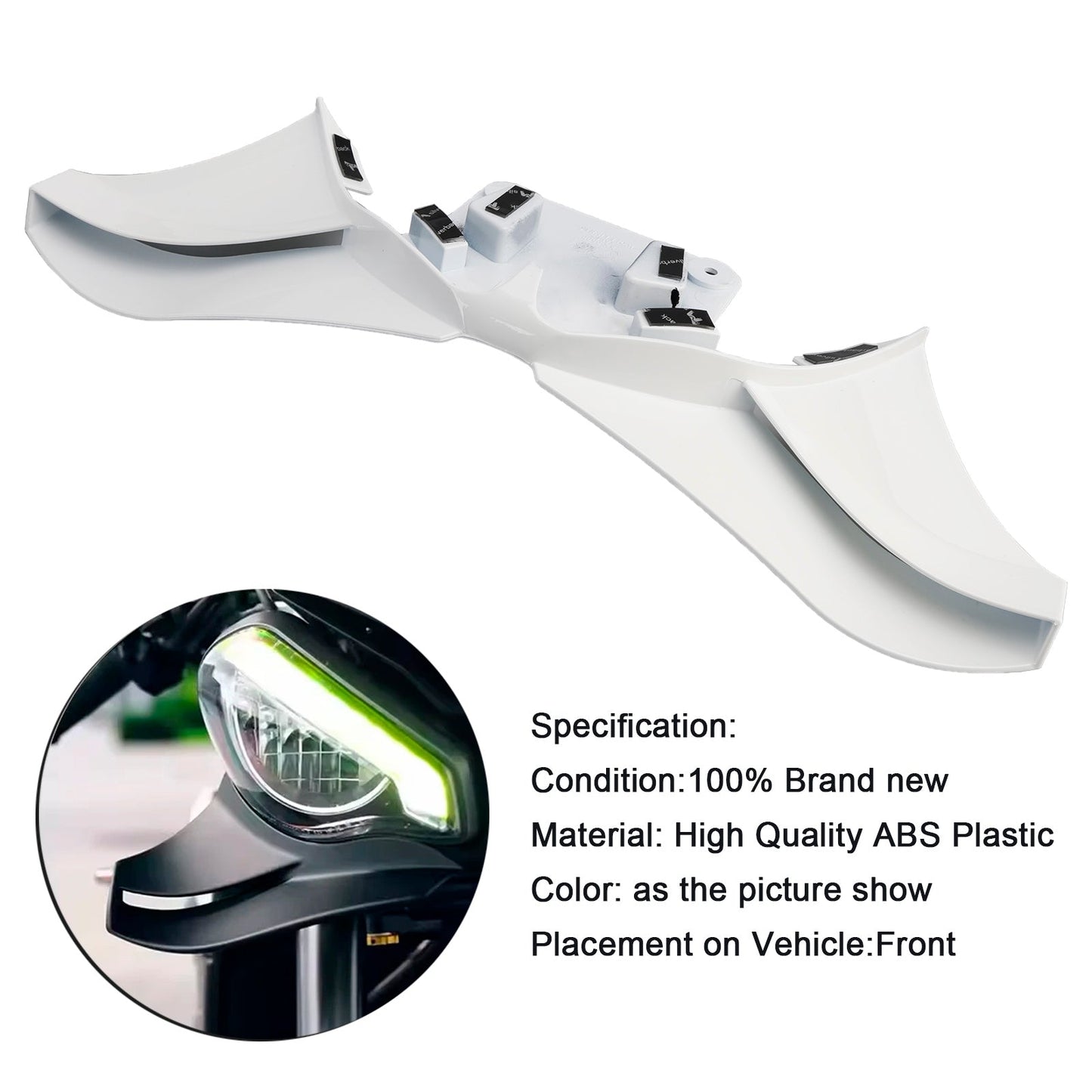 2023-2025 Street Triple 765R/RS Front Spoiler Winglet Frontal Wings