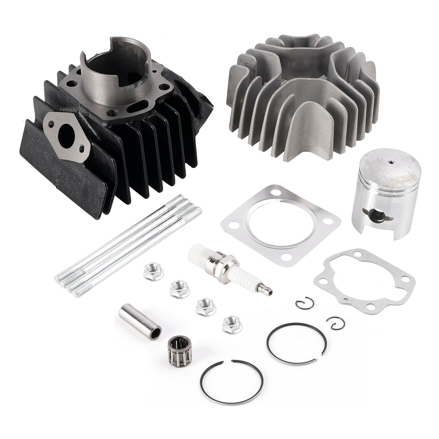 1984-1987 Suzuki LT50 Quadrunner 50 Complete Cylinder Piston Top End Kit 11210-04012-0F0 11111-04001