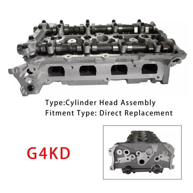 G4KD Complete Engine Cylinder Head Assembly For Kia Forte Hyundai 2.0L 07-2015