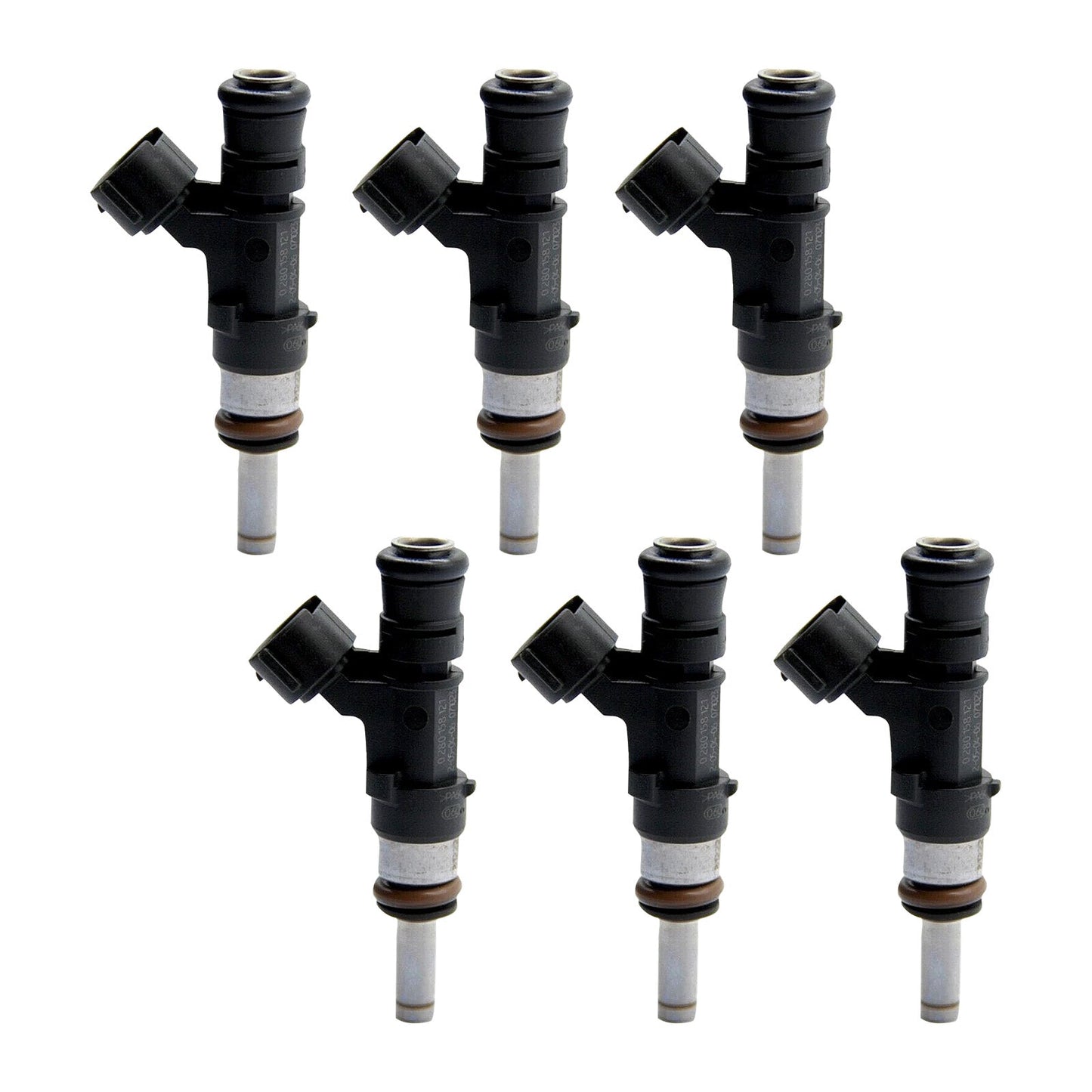 2007-2008 For Volkswagen Eos 3.2L V6 6PCS Fuel Injector 0280158121