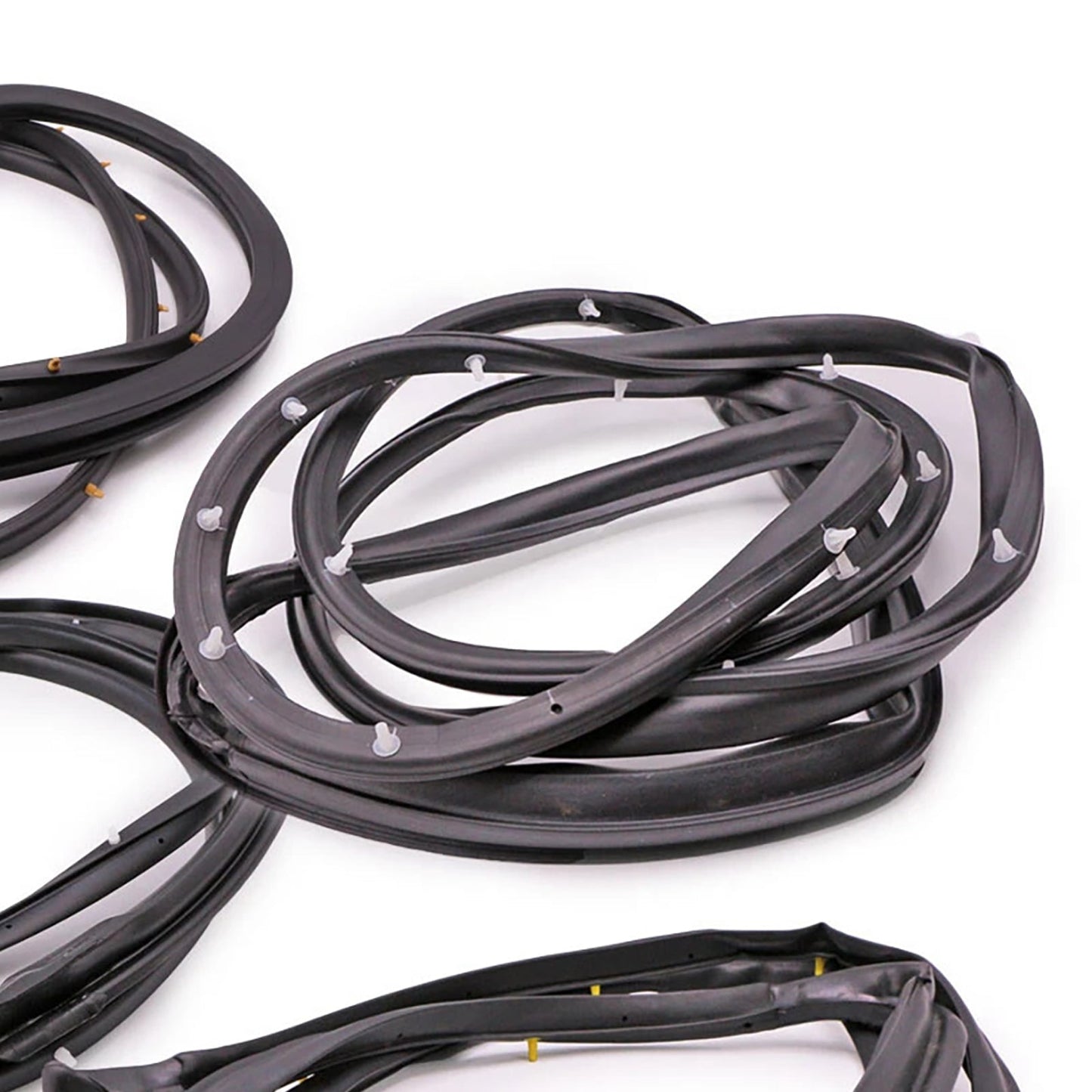 1998-2005 Nissan D22 Frontier 4Dr Double Cab 4PCS Front Rear Door Rubber Seal Weatherstrip 80831-2S400