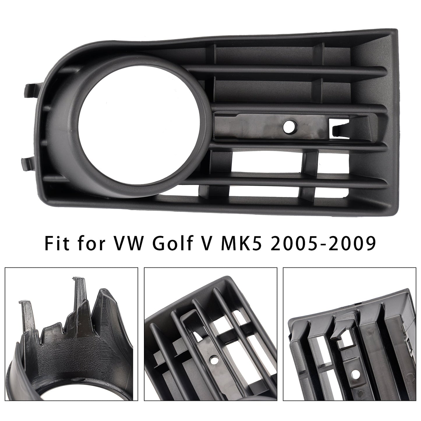 2005-2009 VW Golf V MK5 Front Right Side Bumper Grille Fog Light Grill 1K0853666B