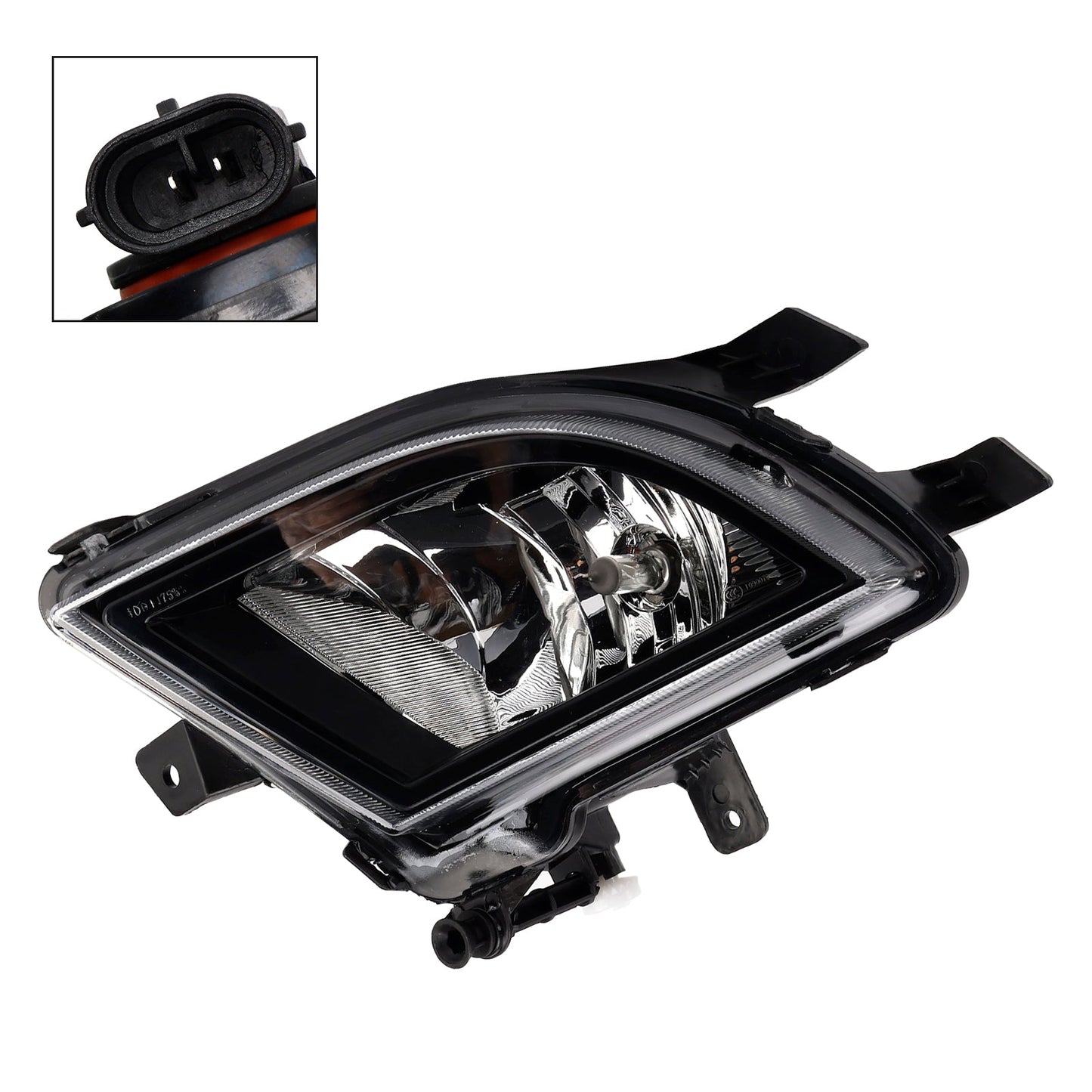 2015-2018 VW Volkswagen Jetta Front Left Bumper Clear Lens Fog Light Lamp