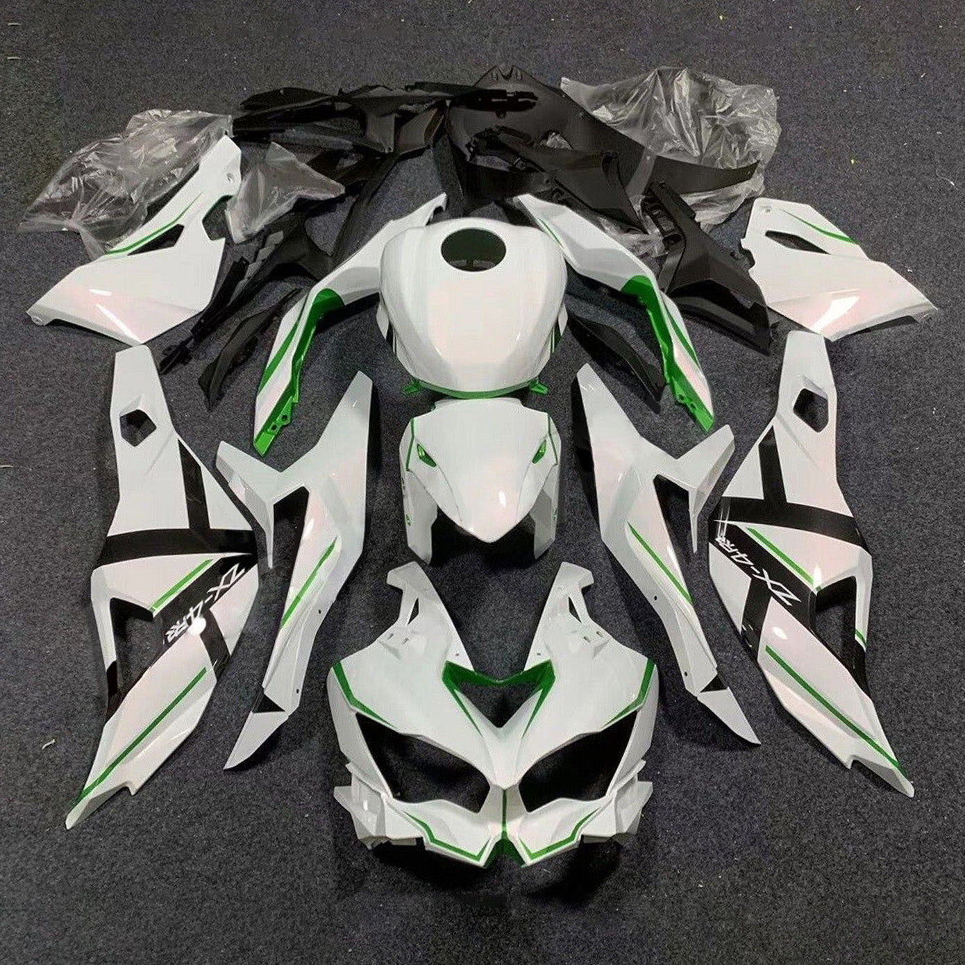 2019-2025 Kawasaki Ninja ZX-25R Amotopart Injection Fairing Kit Bodywork ABS #102