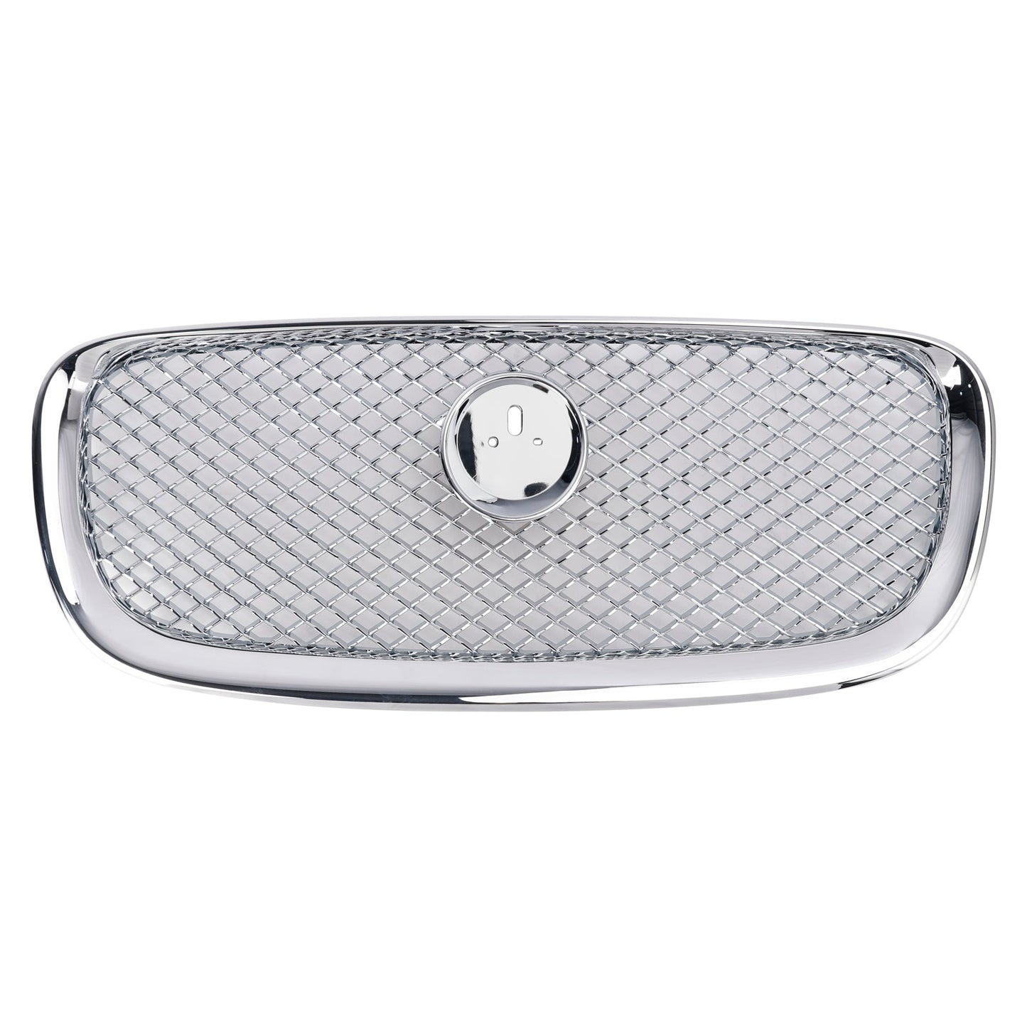 2012-2015 Jaguar XF XF-R Style Front Bumper Grill Grille Chrome